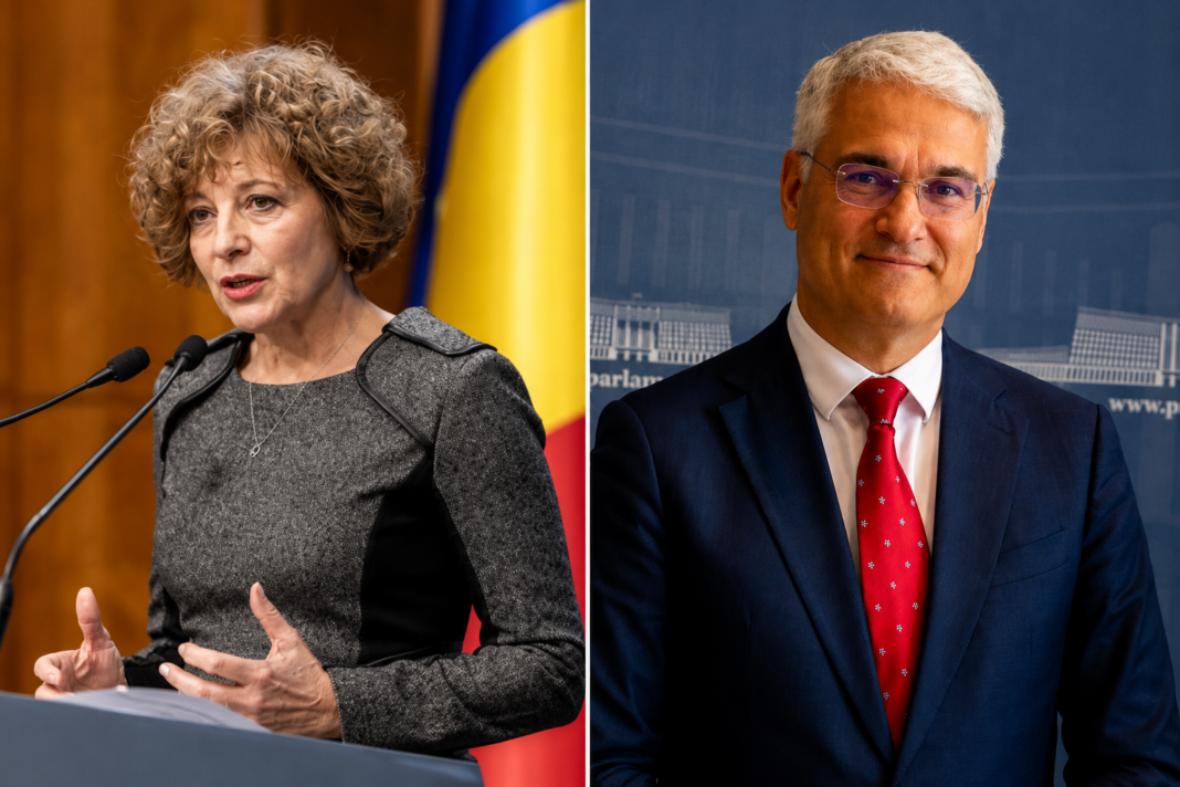 Oana Gheorghiu și Dragoș Pîslaru
