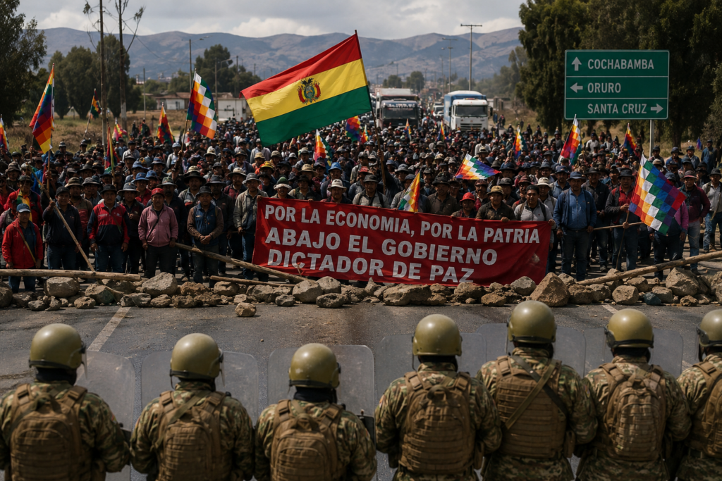 Bolivia fierbe: Președintele ar putea scoate armata în stradă, împotriva protestatarilor după 50 de zile de blocaj economic