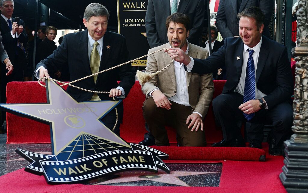 Actorul Javier Bardem a primit o stea pe Walk of Fame din Hollywood