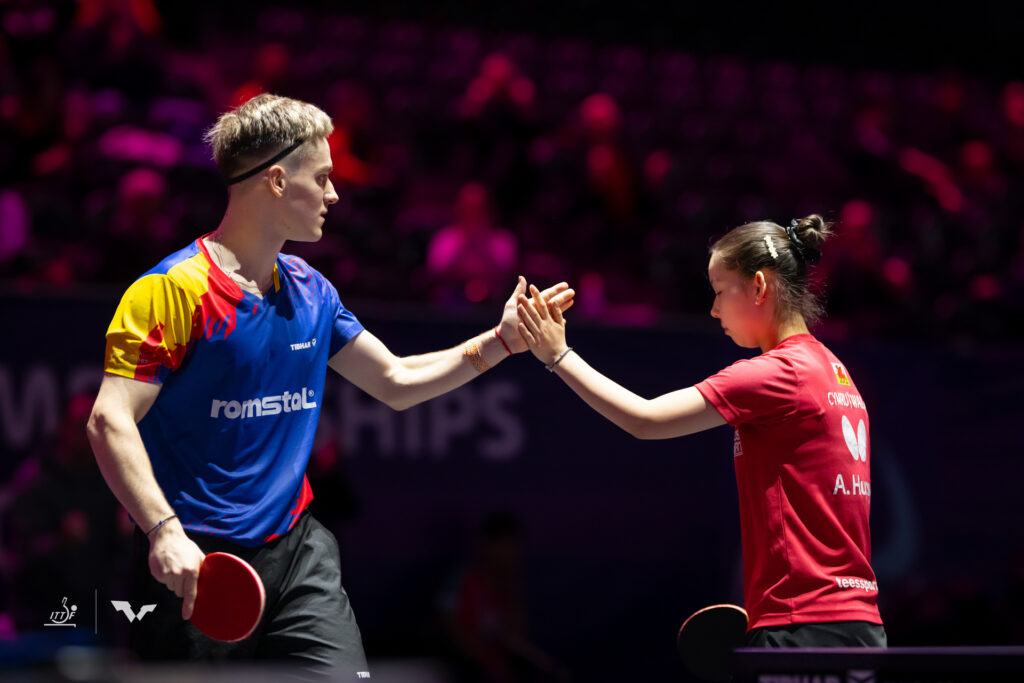 Tenis de masă / Performanță pentru România! Iulian Chiriță a cucerit aurul european la dublu mixt