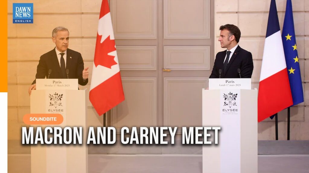 (VIDEO) Emmanuel Macron și Mark Carney salută apropierea dintre Canada și Europa