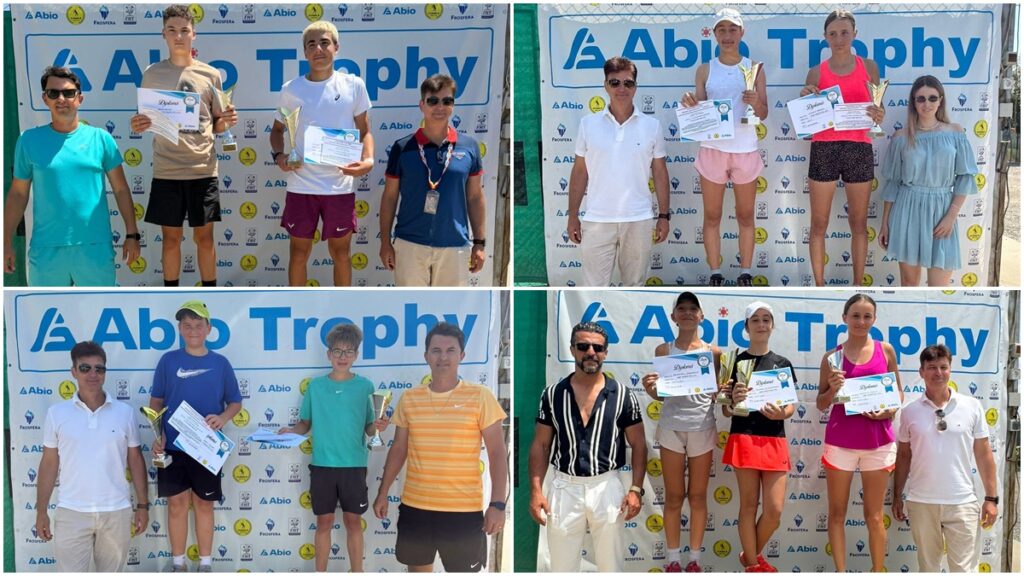 ABIO Trophy și-a desemnat campionii! Trei zile de tenis spectaculos la Tenis Club Stănică