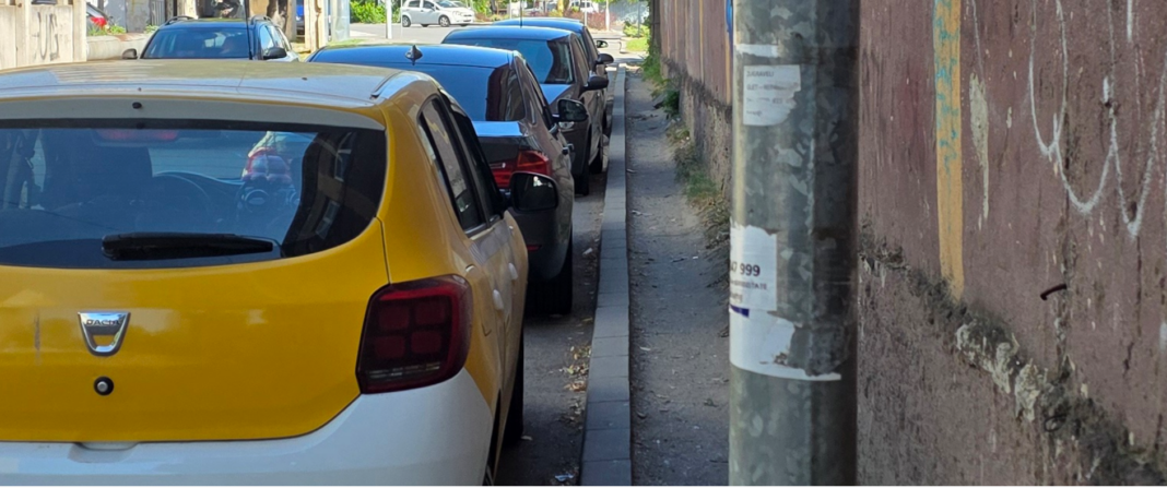 Strada de acces dinspre strada Sărarilor spre Kaufland e un pericol pentru pietoni