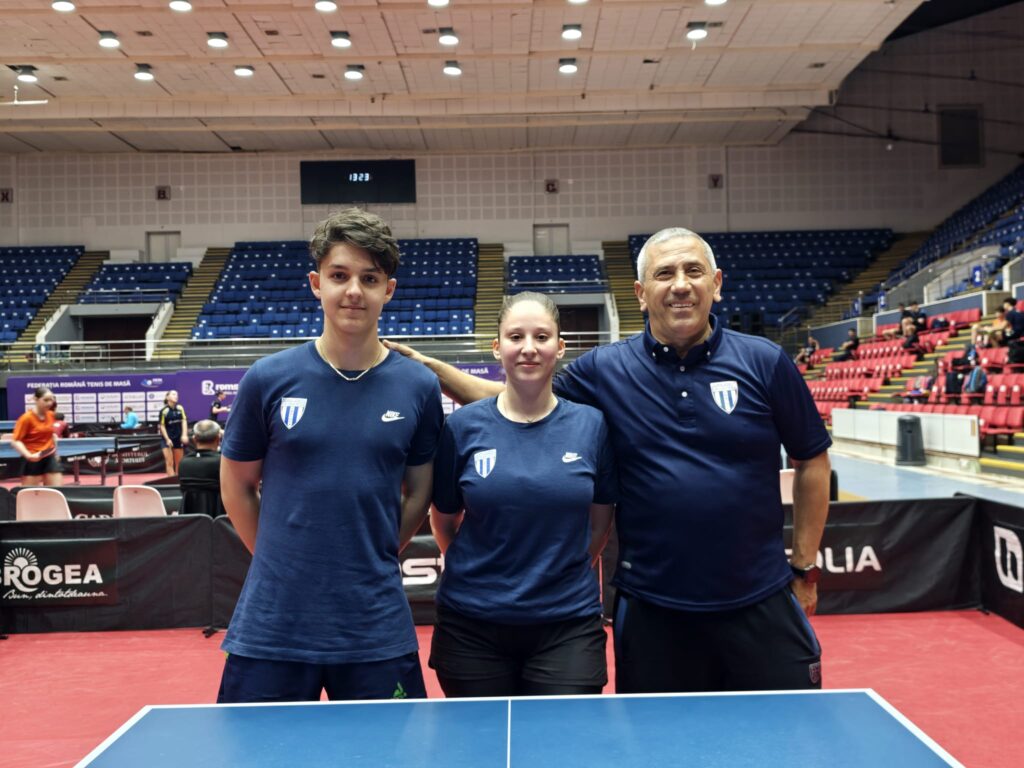 Tenis de masă / CSU Craiova, prestații foarte bune la Naționalele de juniori! Sasha Marinescu, la un pas de optimi