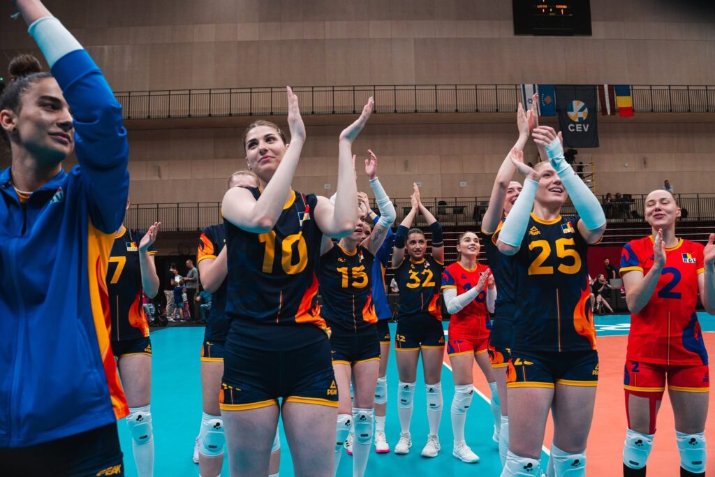 Volei (f) / România și-a făcut treaba cu brio în fața Israelului