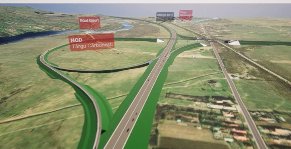 Contract de aproape 2 miliarde de lei pentru lotul 6 al Drumului Expres Târgu Jiu – Târgu Cărbunești. Lucrările ar urma să dureze doi ani