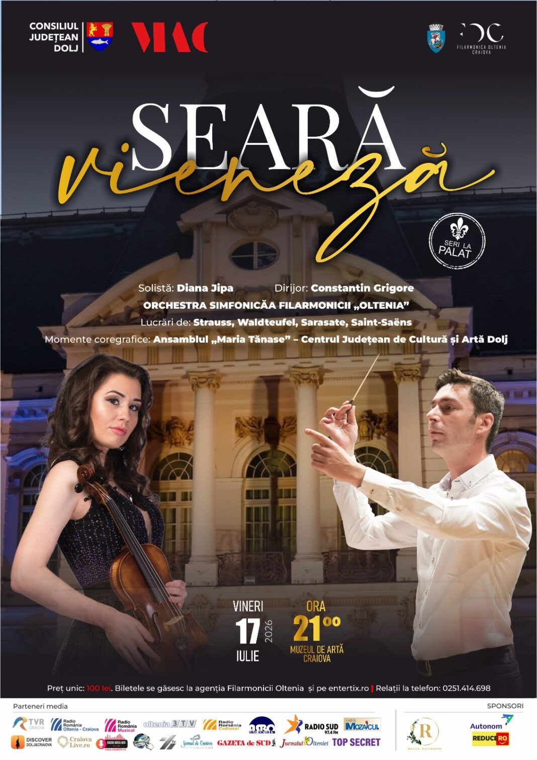 După primul concert sold-out, Filarmonica „Oltenia” anunță un nou spectacol de excepție