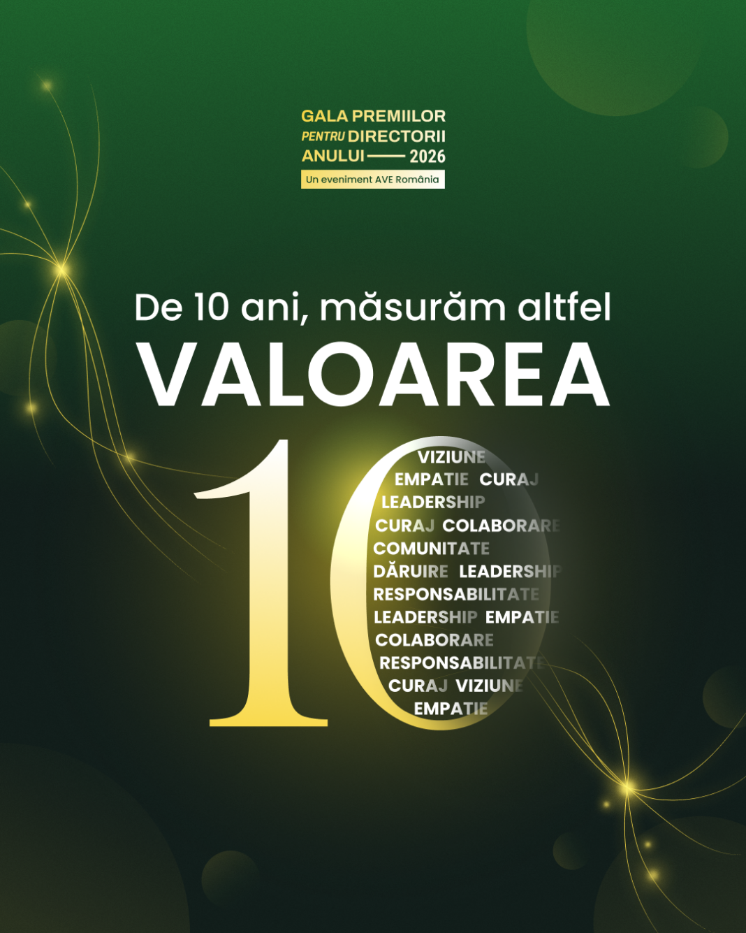 Ediția aniversară marchează 10 ani de leadership construit pe valori în educație