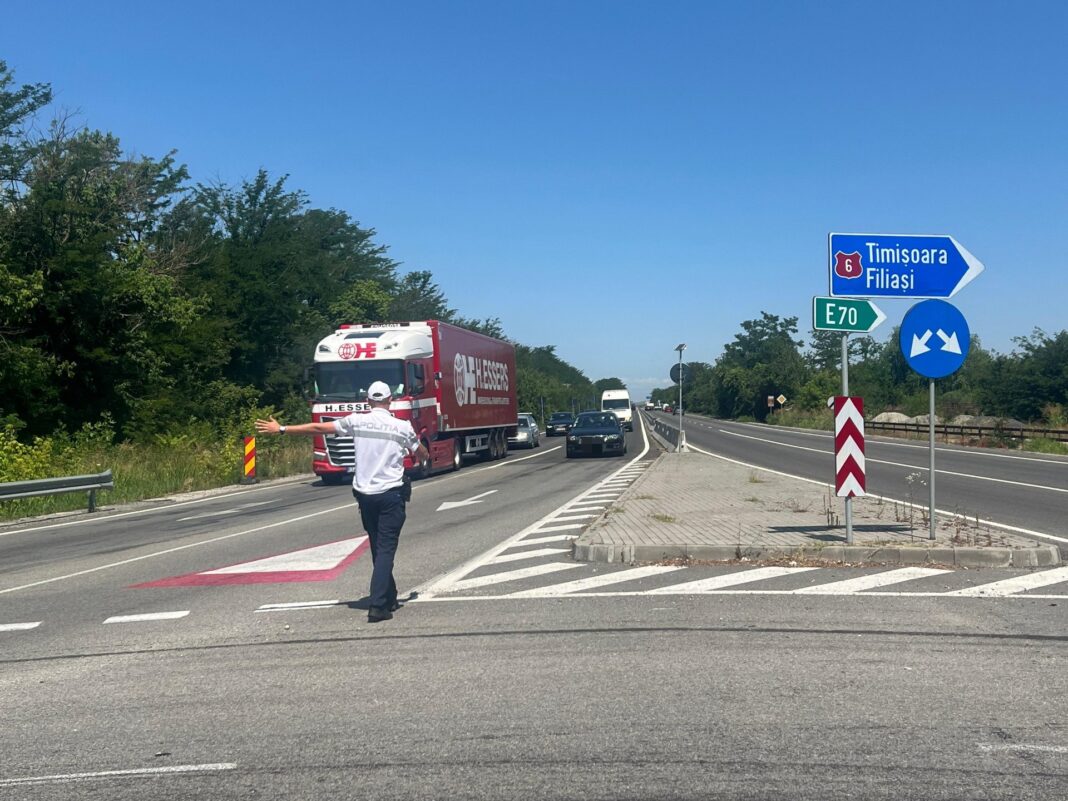 129 de amenzi și 18 permise reținute în Dolj, în doar patru ore, în cadrul acţiunii Releu