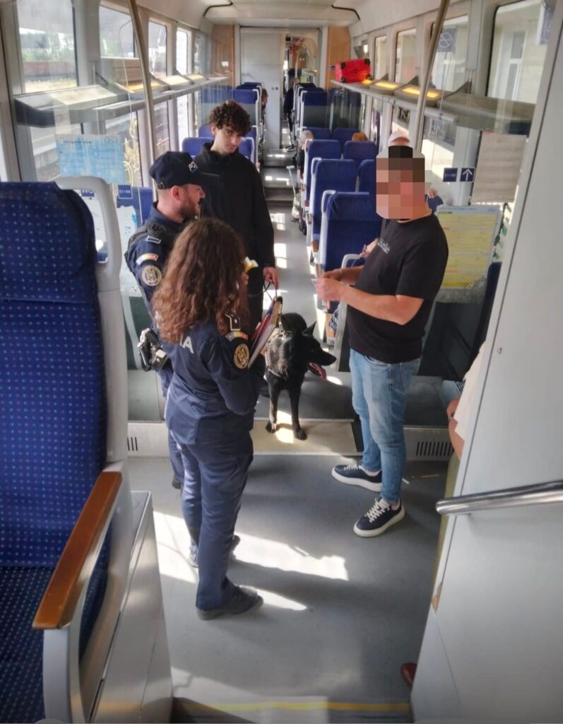 Razie în trenuri și gări din zona Craiovei. 159 de călători fără bilet, depistați de polițiști
