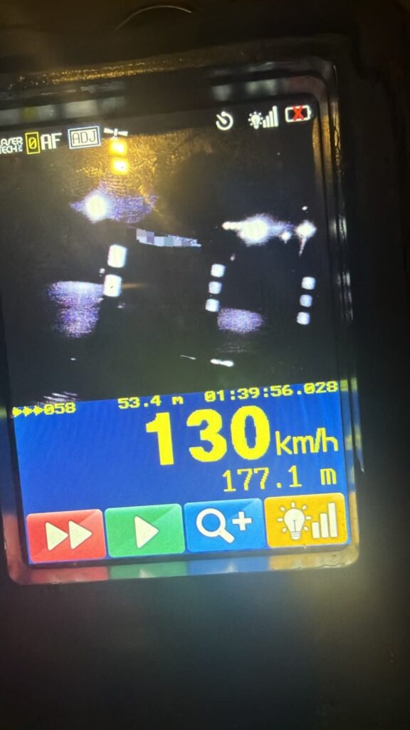 Tânăr prins cu 130 km/h într-o zonă cu limită de 50 km/h, la Târgu Jiu