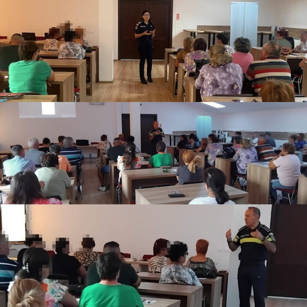 „Violența costă libertate”. Polițiștii doljeni, acțiuni de prevenire alături de asistenții maternali