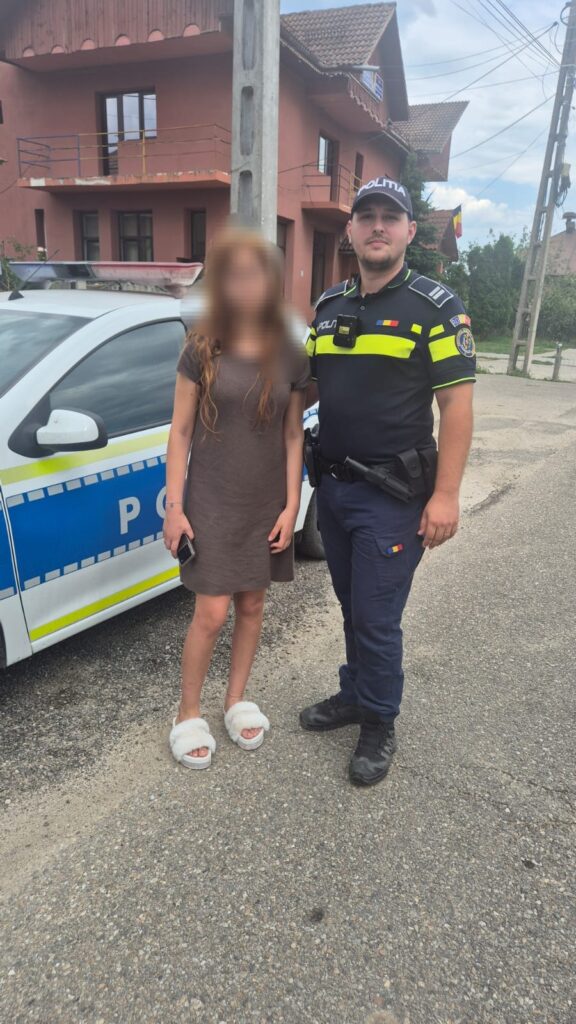 Gorj: Adolescentă dată dispărută de familie, în Italia, găsită la locuința unui tânăr din Slivilești