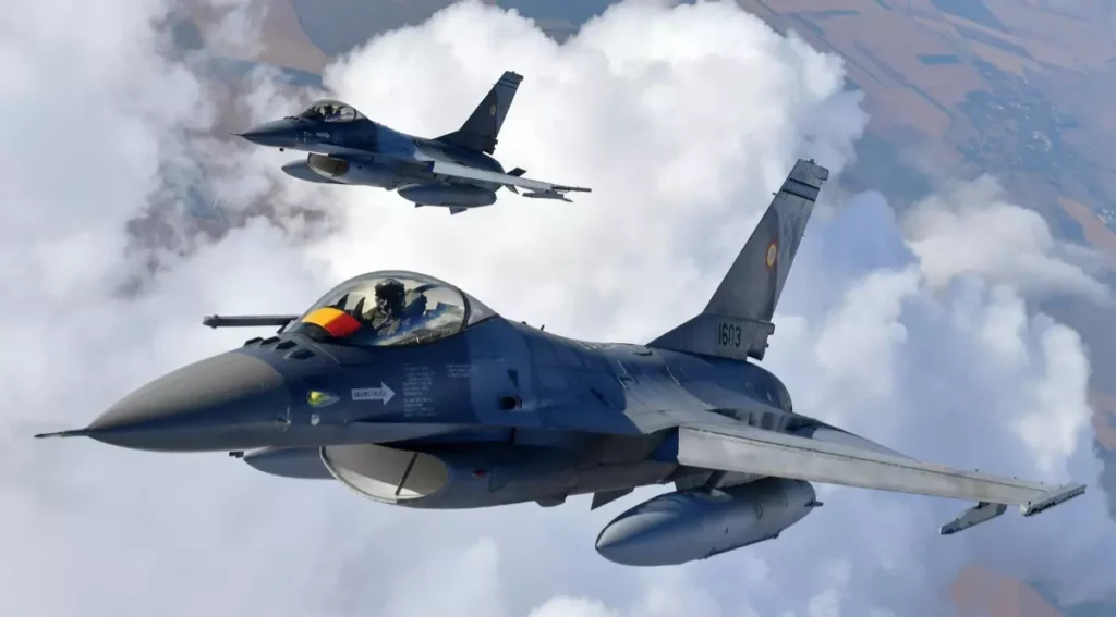 Ministerul Apărării: Ţinte aeriene la frontiera fluvială cu Ucraina. Două avioane F-16, mobilizate