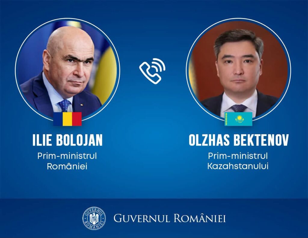 Ilie Bolojan a discutat cu premierul Kazahstanului despre aprovizionarea României cu țiței