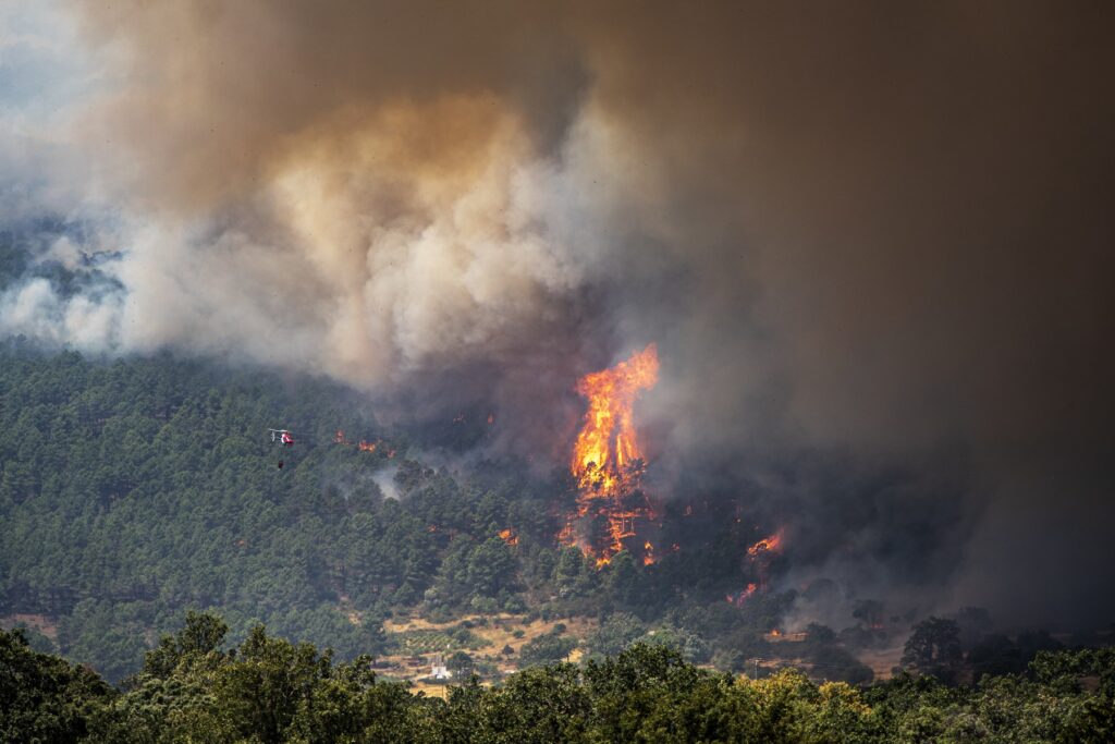 270.000 de oameni au fost evacuați, în urma incendiilor din Franța și Spania. Emmanuel Macron a mulțumit României pentru sprijin