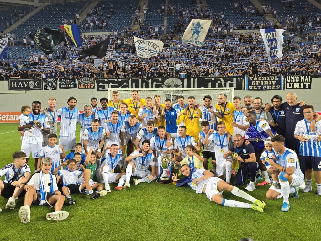 Supercampionii României! Universitatea Craiova a ridicat primul trofeu al sezonului