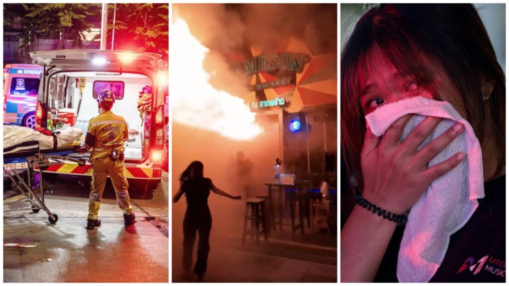 Incendiu devastator într-un bar din Bangkok: cel puțin 27 de morți și zeci de răniți