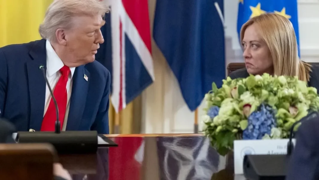 Trump cere un ”ordin de restricţie” împotriva lui Meloni