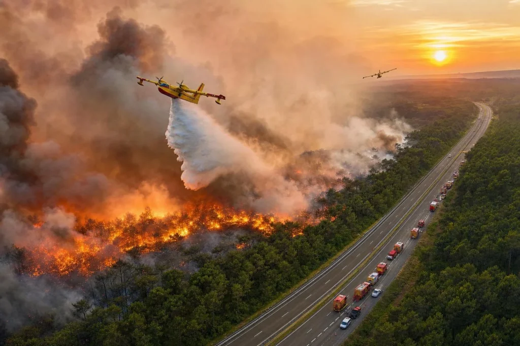 Colectă de fonduri pentru replantarea Pădurii Fontainbleu, unde 2.000 de hectare au fost devastate de incendii