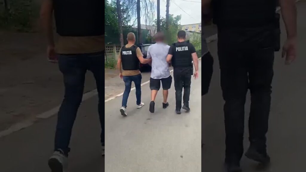 (VIDEO) Urmărit internațional pentru trafic de persoane, prins la Calafat