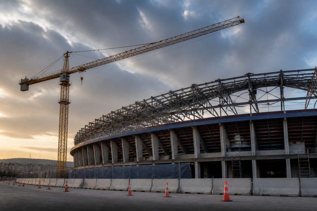 Un român a murit pe șantierul stadionului Camp Nou din Barcelona 