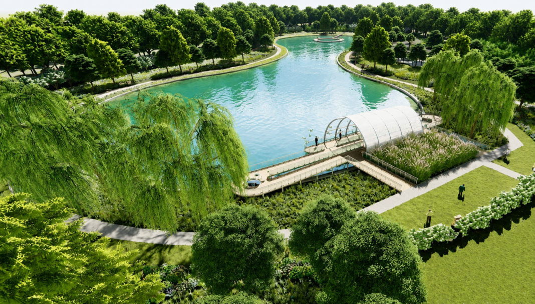 Așa ar trebui să arate lacul din Parcul Cernele