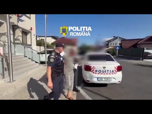(VIDEO) A fost prins bărbatul care a tâlhărit o tânără de 19 ani pe o stradă din Târgu Jiu