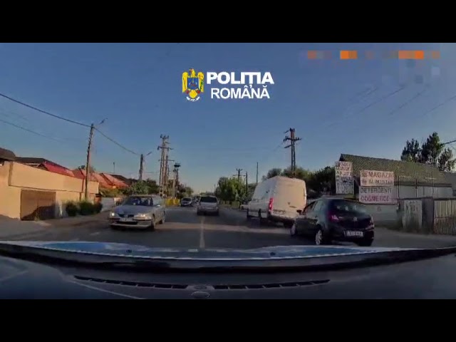 (VIDEO) Craiova: Tânăr de 23 de ani, reținut după o urmărire în trafic