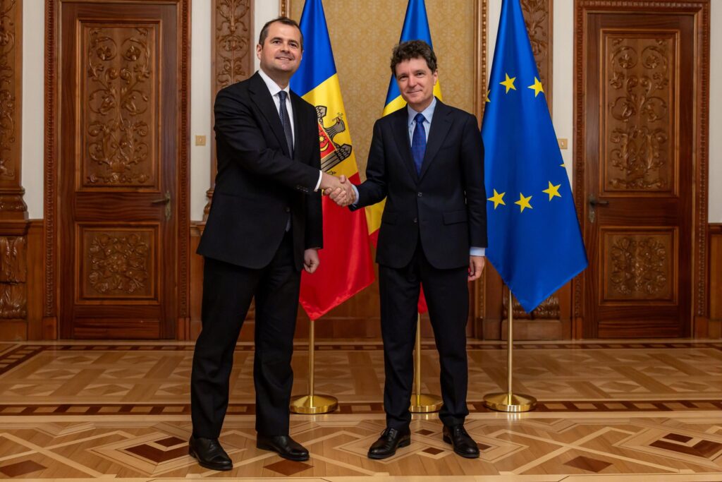 Nicuşor Dan l-a primit pe Vasile Tofan, premierul Republicii Moldova