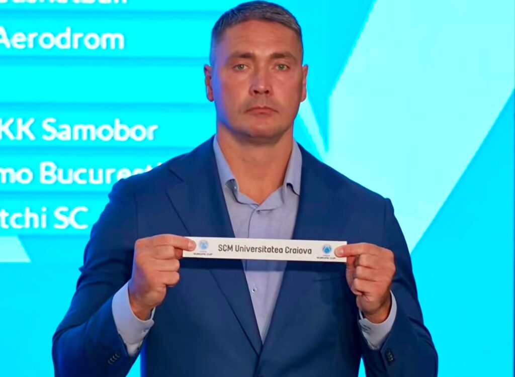 Baschet / SCMU Craiova și-a aflat adversarii din grupele FIBA Europe Cup! Nume mari vor veni în Bănie