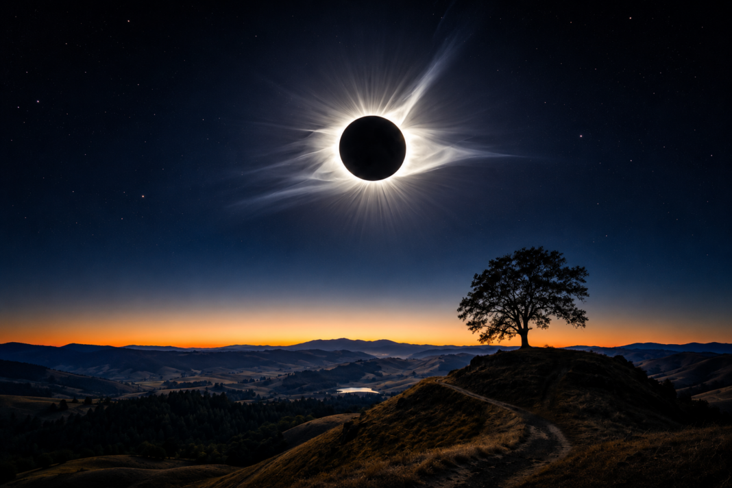 Eclipsa totală de soare se va vedea cel mai bine din satul spaniol Somosierra