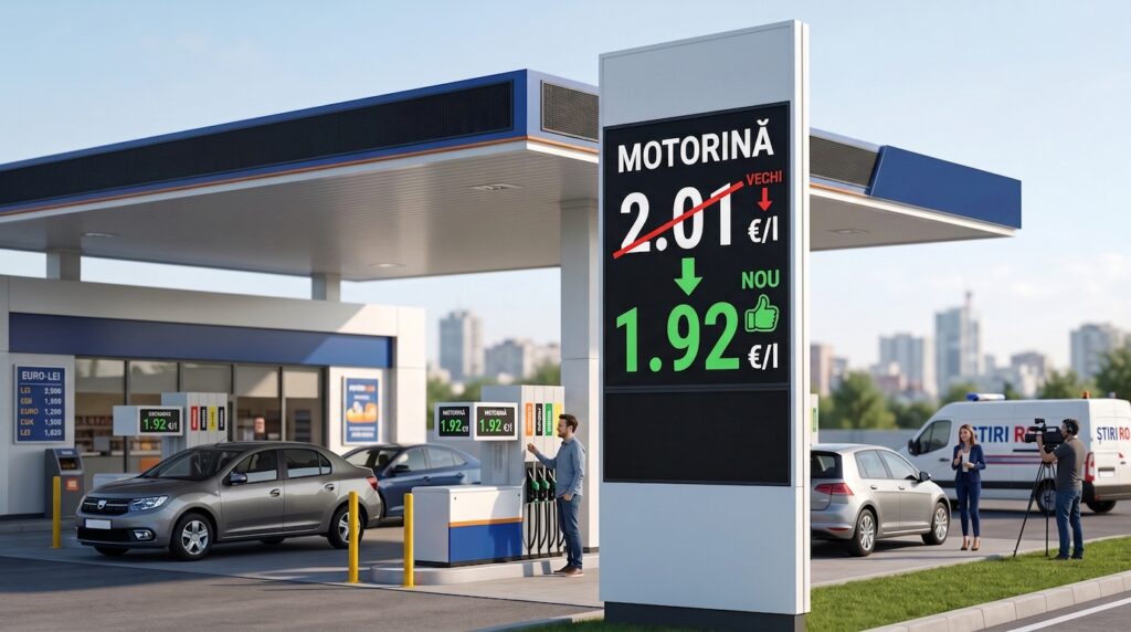 Acciza la motorină s-a redus cu 20% începând de azi