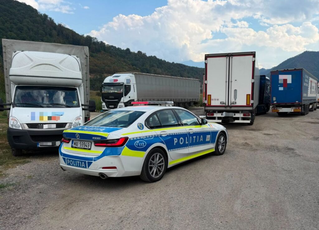 Aproape 100 de amenzi pe DN 7, într-o singură după-amiază