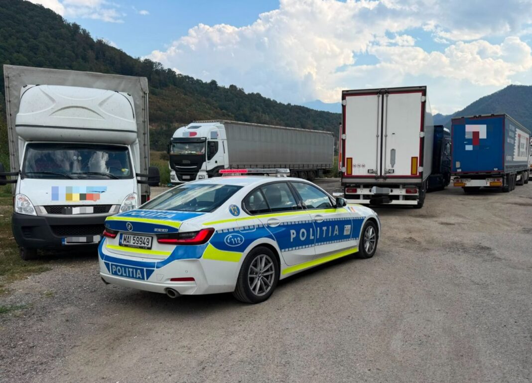 Aproape 100 de amenzi pe DN 7, într-o singură după-amiază