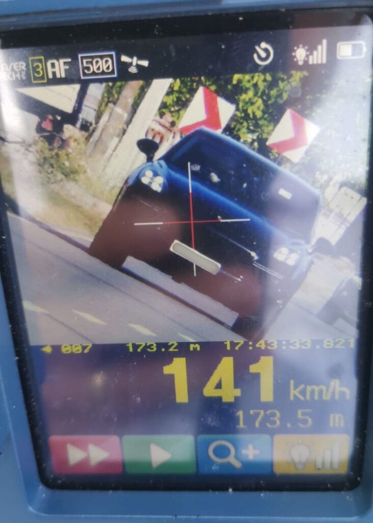 Razie a polițiștilor în Dolj. Viteză de 141 km/h în localitate și șofer depistat cu 1,31 mg/l alcool în aerul expirat