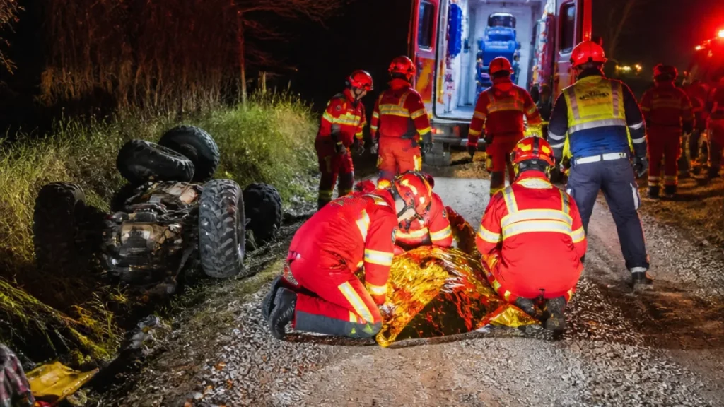 Adolescent în stare gravă după ce a făcut accident cu ATV-ul