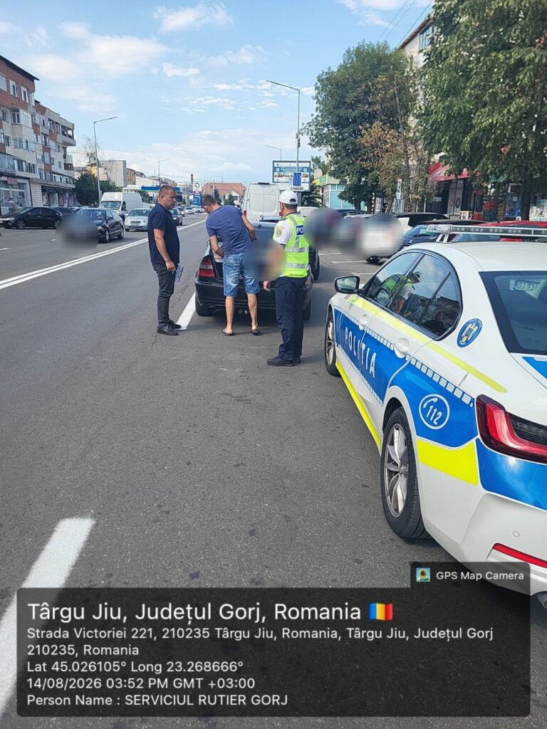 Gorj: Polițiștii rutieri au dat 17 amenzi și au retras certificatele de înmatriculare a 7 autovehicule