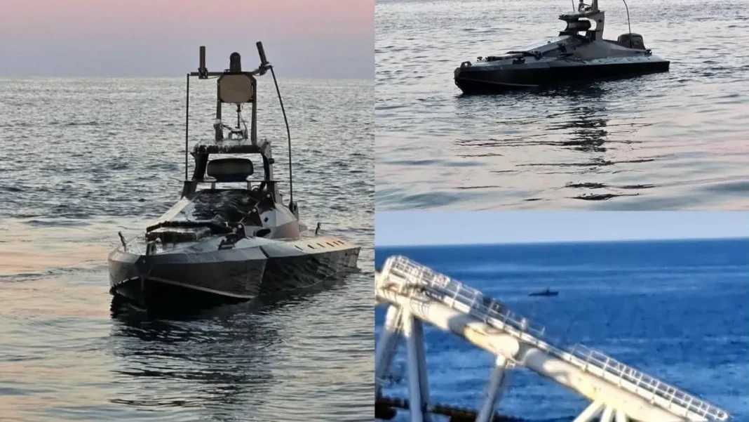 Dronă marină, distrusă în zona platformei Neptun Deep