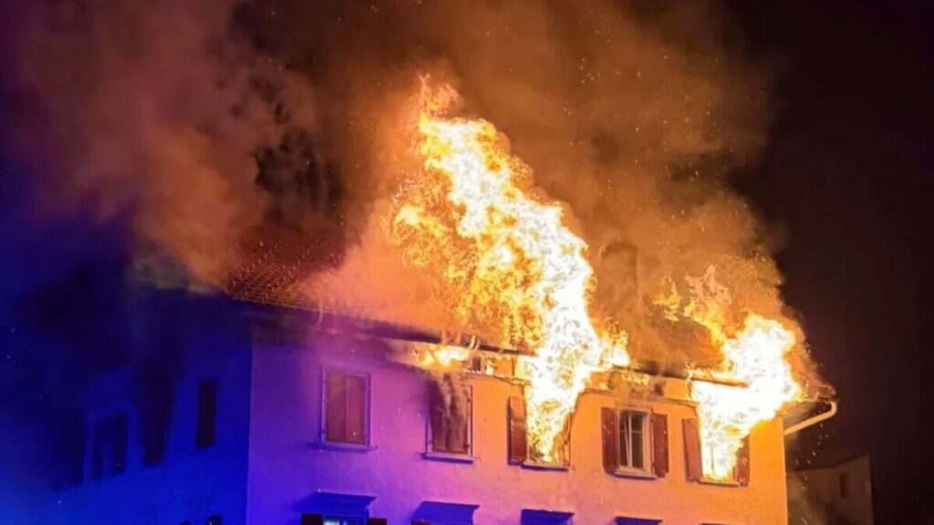 Cinci dispăruți şi opt răniți, într-un incendiu în Elveţia