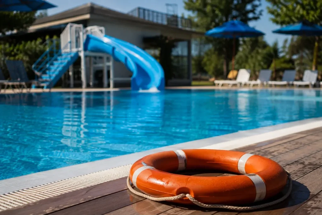 O fetiță de 8 ani s-a înecat în piscina unei pensiuni