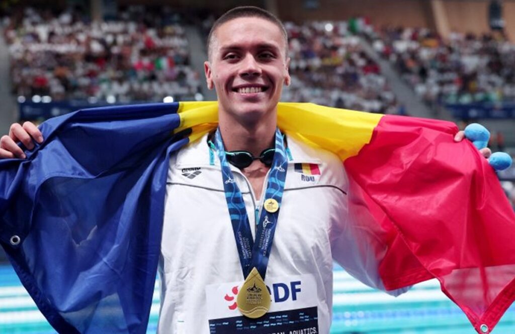 Zi istorică pentru România! David Popovici a reușit „marea dublă” la trei Europene consecutive