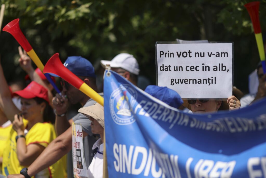 Sindicaliștii protestează azi în fața Ministerului Muncii