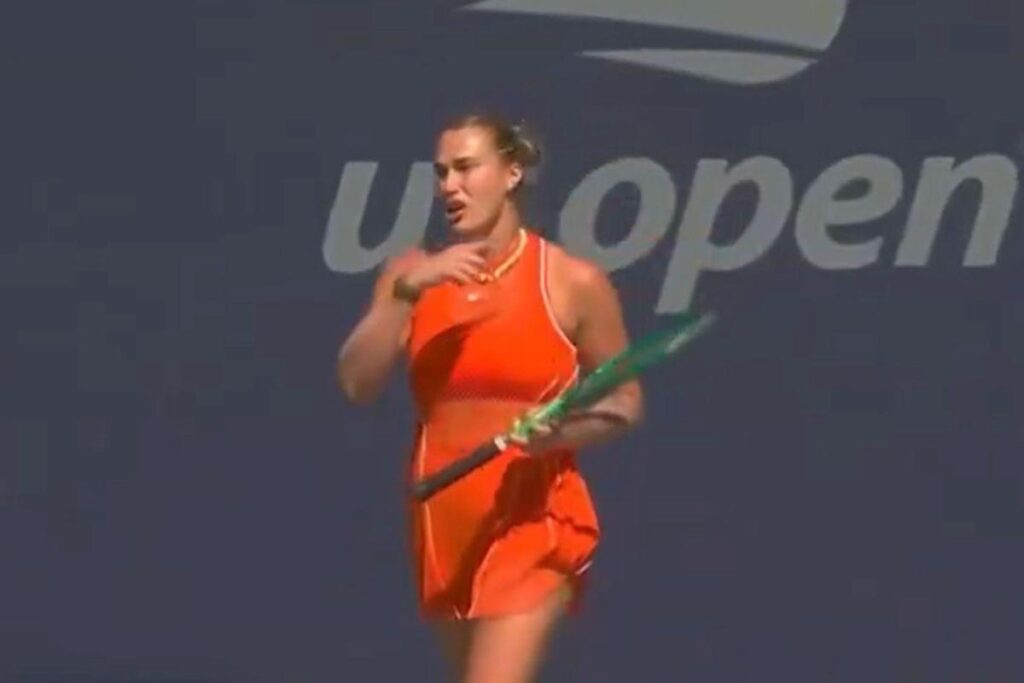 Aryna Sabalenka a întrerupt meciul de la US Open din cauza mirosului puternic de marijuana