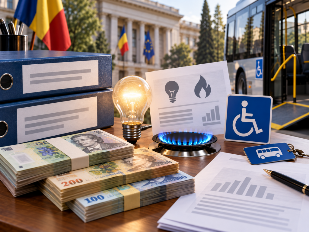 Peste un miliard de lei pentru compensările la energie și transportul persoanelor cu dizabilități