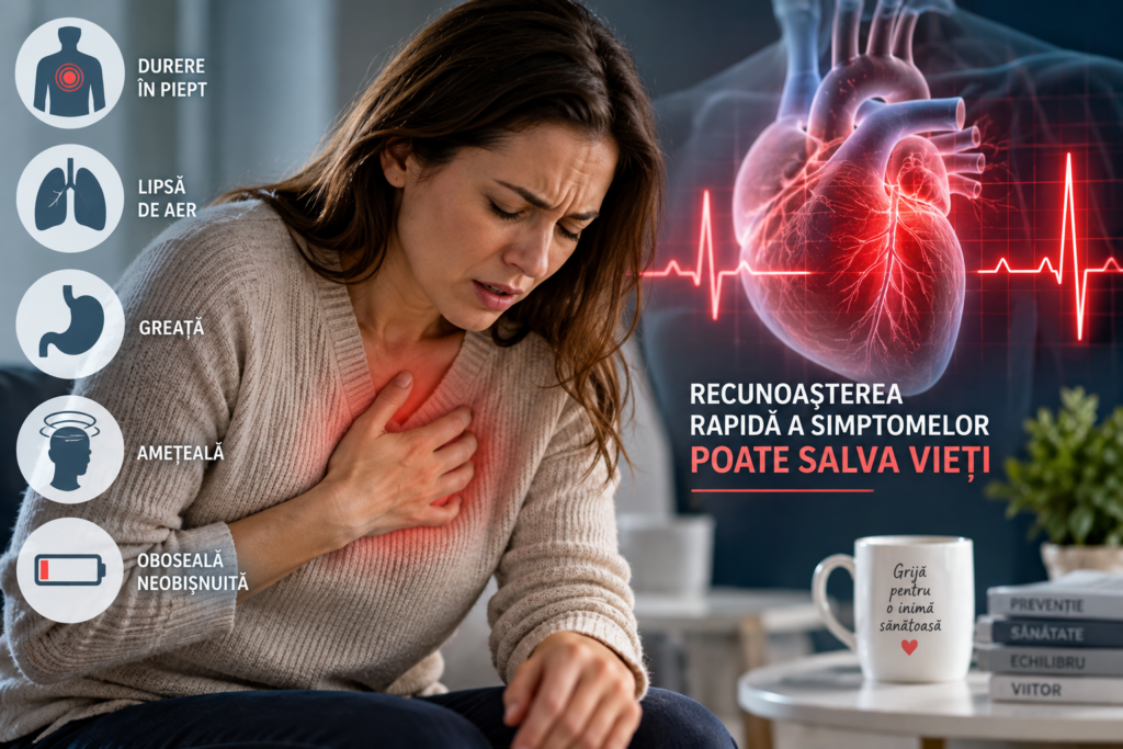 Infarctul nu arată întotdeauna ca în filme. Semnele pe care le pot avea femeile și bărbații