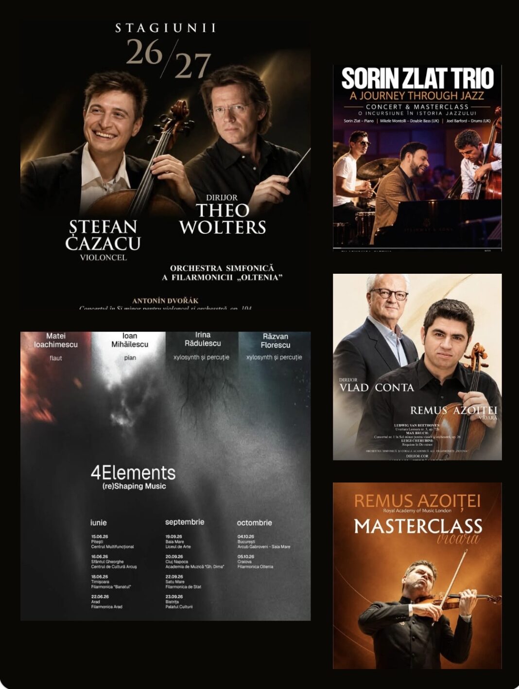 Filarmonica „Oltenia” Craiova deschide Stagiunea 2026/2027: de la marii clasici la fuziune senzorială și jazz londonez