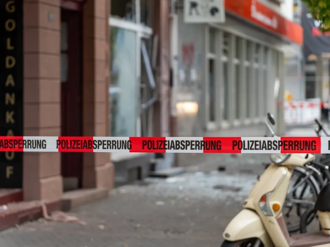 Două explozii simultane în Frankfurt