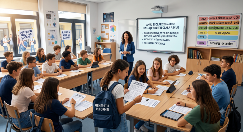 Anul școlar 2026-2027 începe cu haos la liceu. Programe noi, materii schimbate și zero manuale pe bănci!