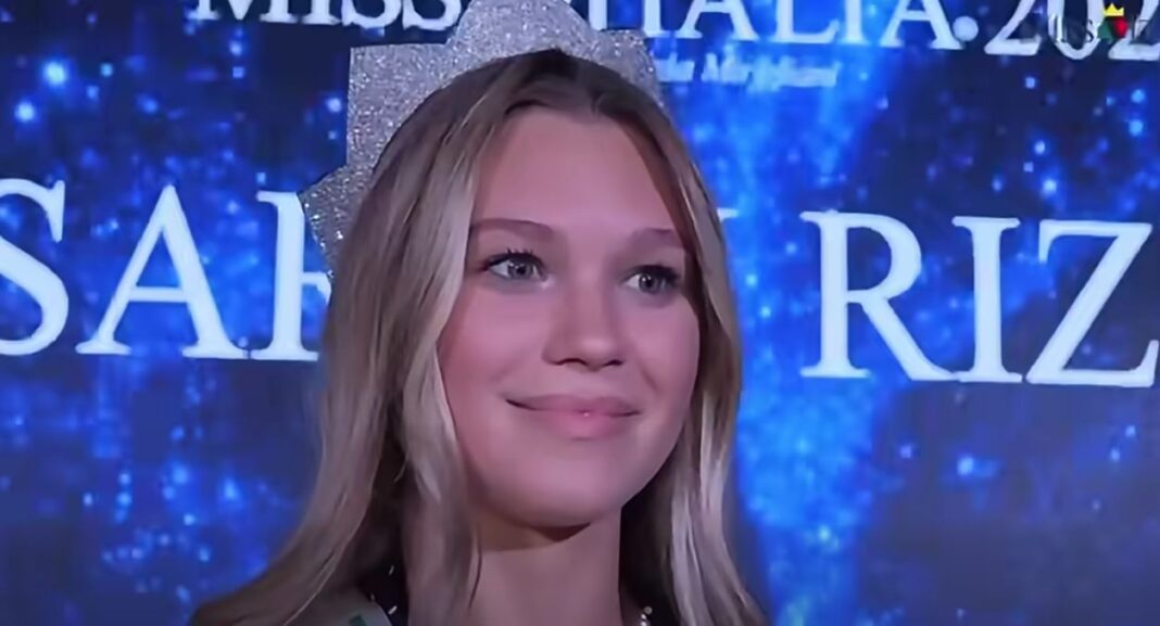 Sarah Rizea, o tânără cu părinți români, a câștigat titlul Miss Italia. Are 100 de medalii la înot artistic